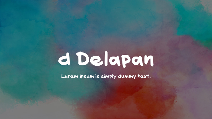 d Delapan Font