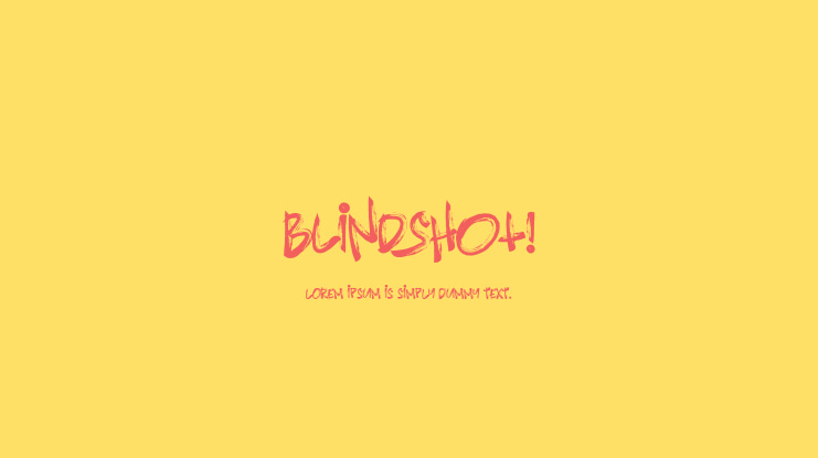Blindshot Font
