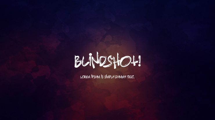 Blindshot Font