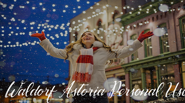 Waldorf Astoria Personal Use Font