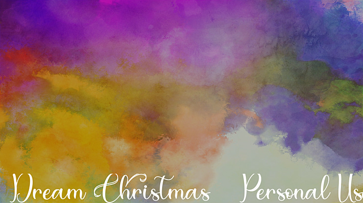 Dream Christmas - Personal Use Font