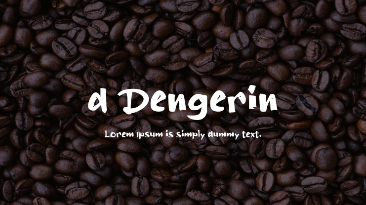 d Dengerin Font