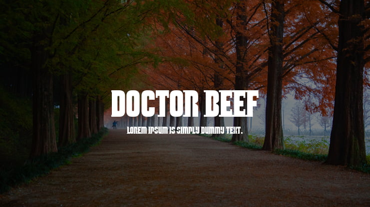 Doctor Beef Font