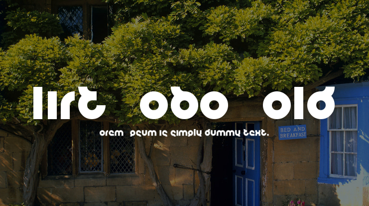 Flirt Bobo Bold Font