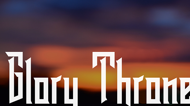 Glory Throne Font