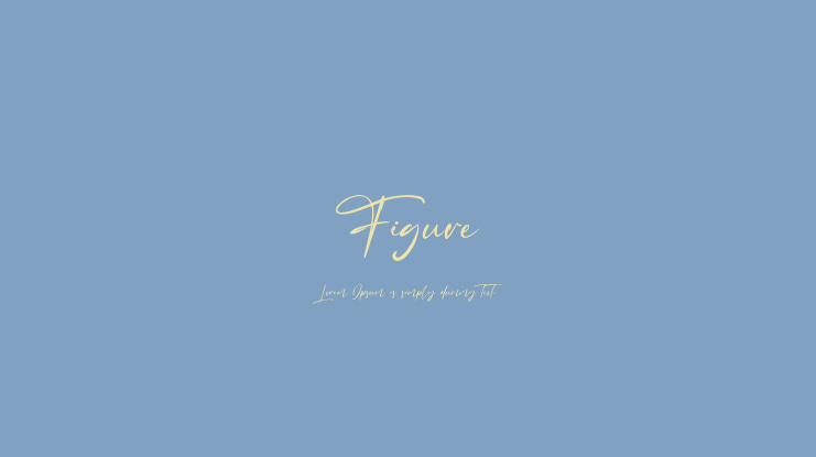 Figure Font