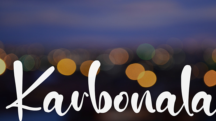 Karbonala Font