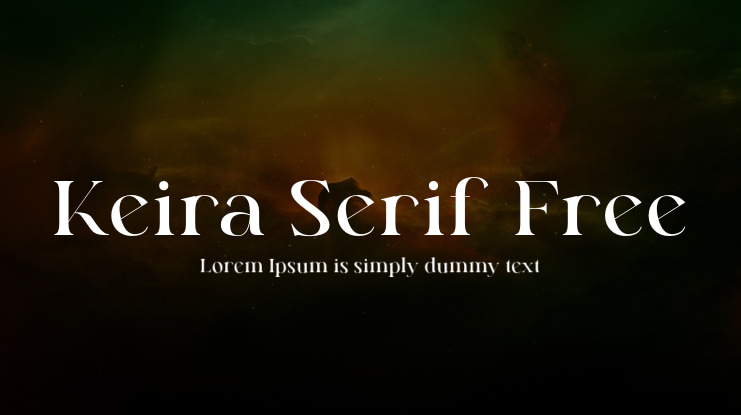 Keira Serif Free Font