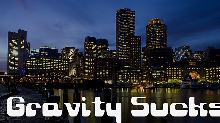 Gravity Sucks Font