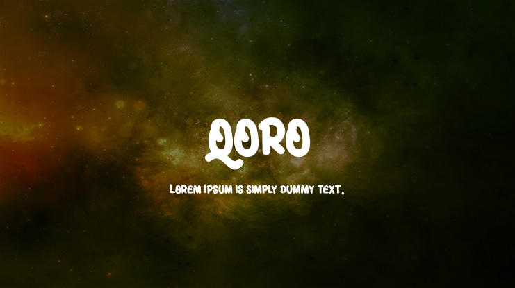 QORO Font Family