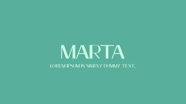 MARTA Font