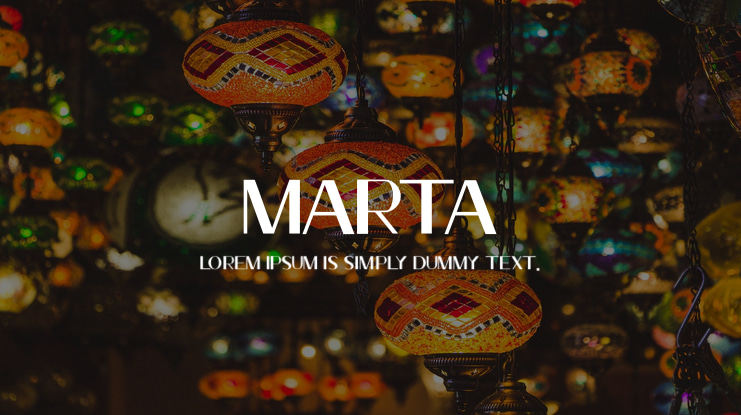 MARTA Font