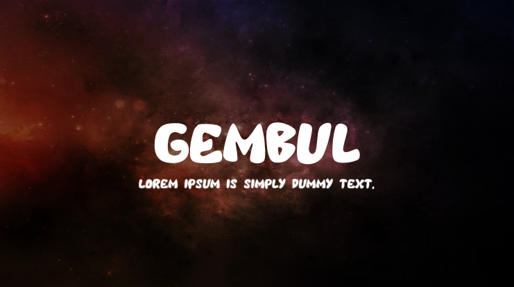 GEMBUL Font