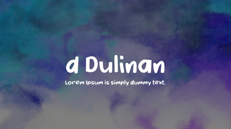 d Dulinan Font