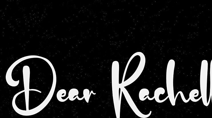 Dear Rachell Font