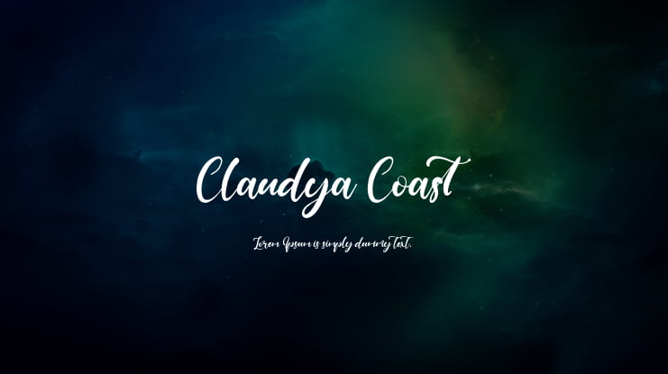 Claudya Coast Font