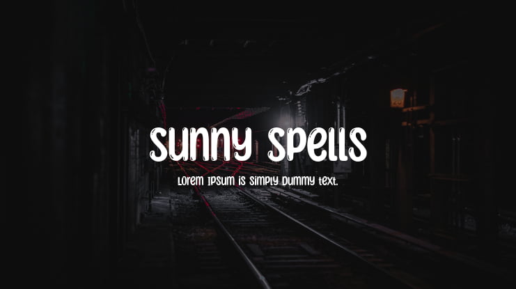 Sunny Spells Font