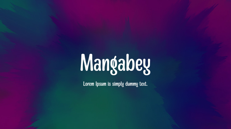 Mangabey Font