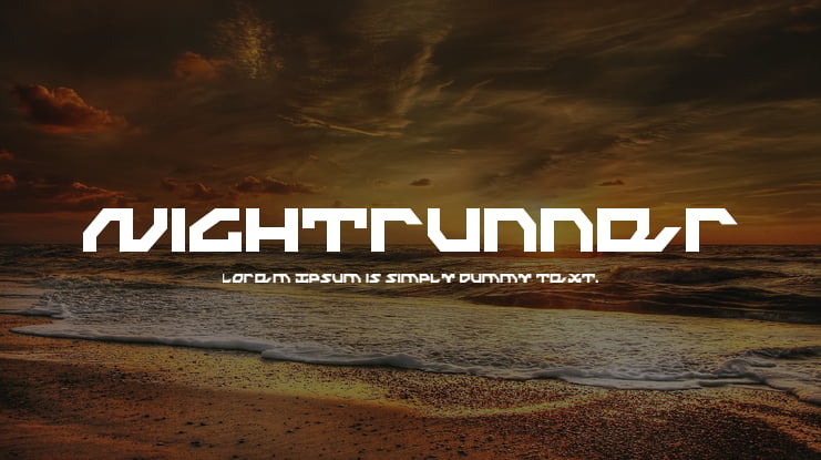 Nightrunner Font Family