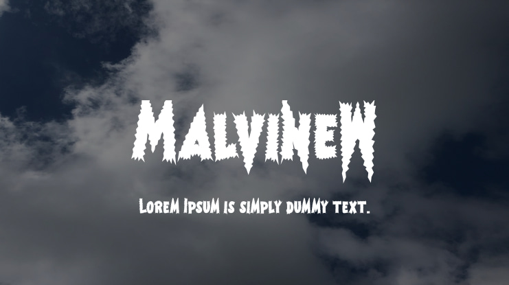 MalvineW Font