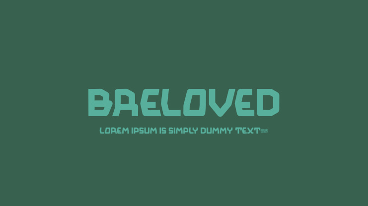 Breloved Font
