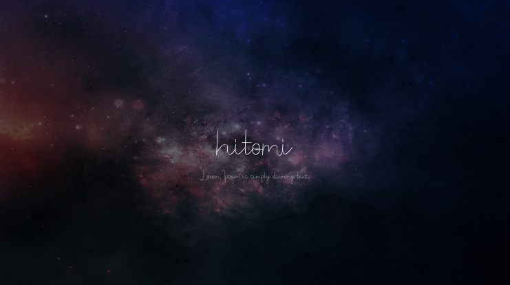 hitomi Font