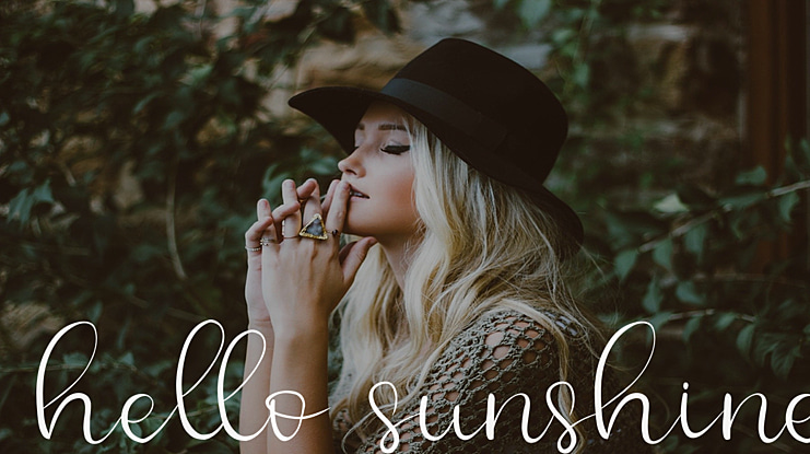 hello sunshine Font Family