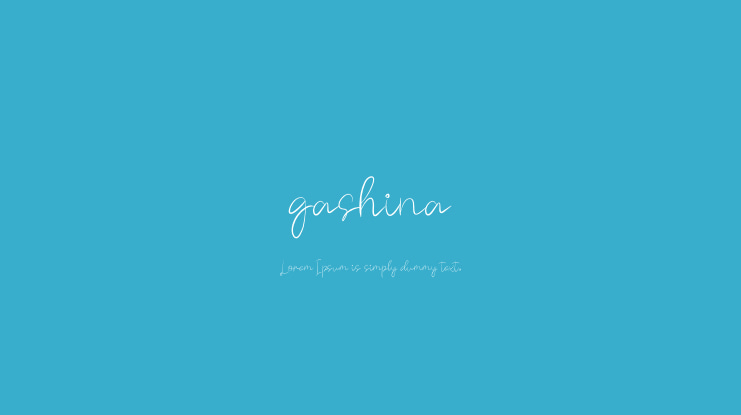 gashina Font