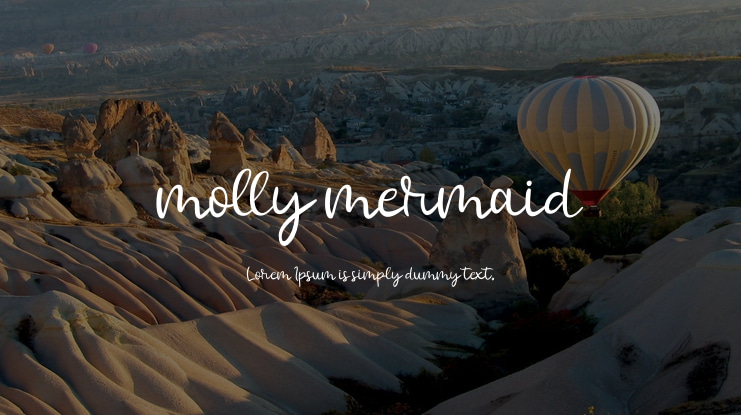 molly mermaid Font