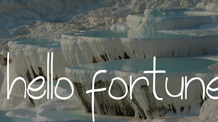 hello fortune Font