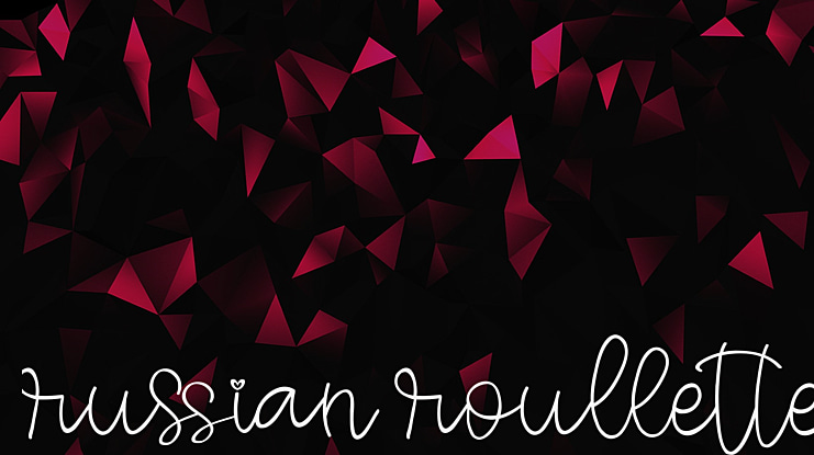 russian roullette Font