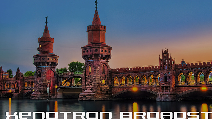 Xenotron Broadstroke Font