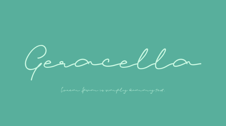 Geracella Font
