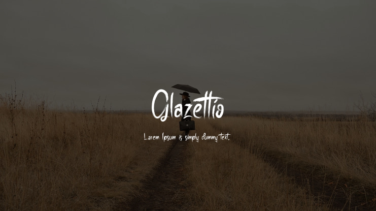 Glazettio Font