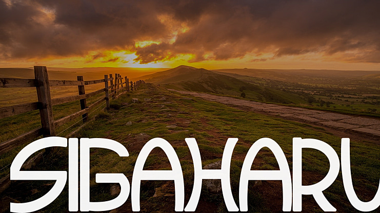 SIGAHARU Font