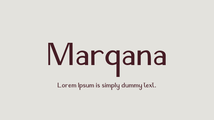 Marqana Font