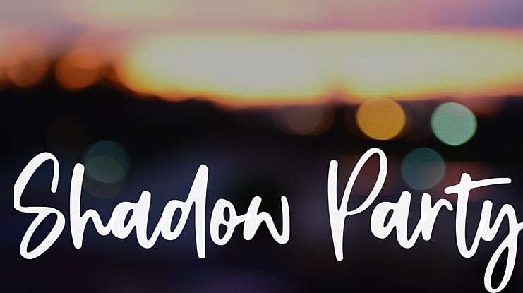 Shadow Party Font