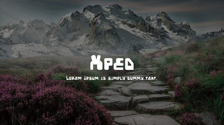 Xped Font Family