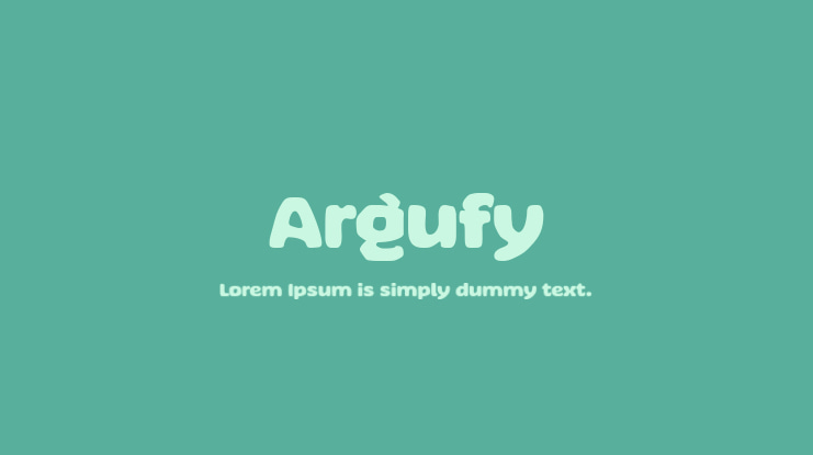 Argufy Font