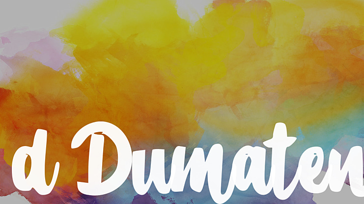 d Dumaten Font