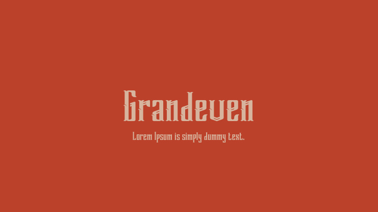 Grandeven Font