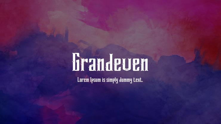 Grandeven Font