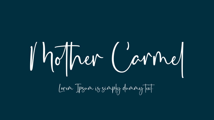Mother Carmel Font