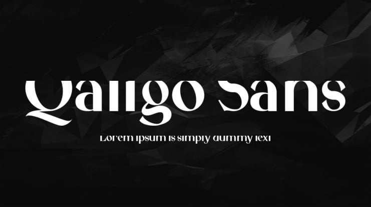 Qaligo Sans Font