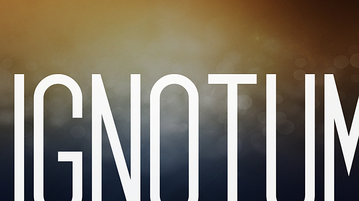 Ignotum Font