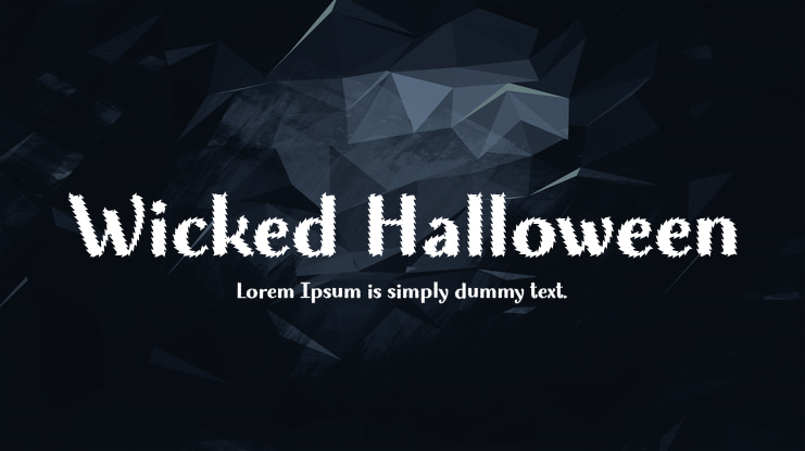 Wicked Halloween Font