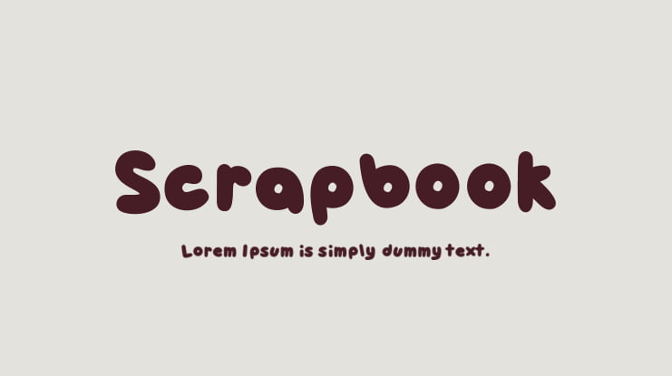 Scrapbook Font
