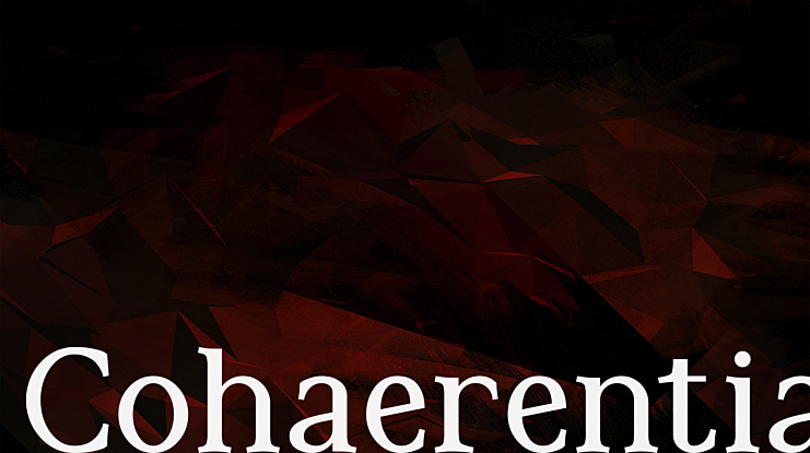 Cohaerentia Font Family