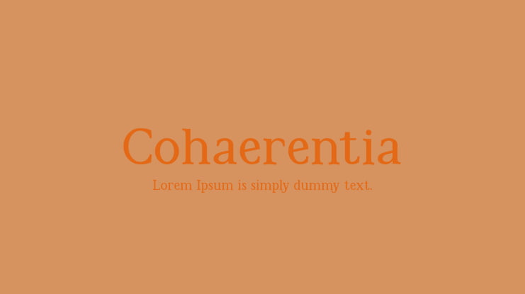 Cohaerentia Font Family