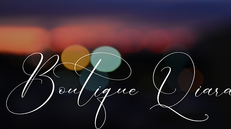 Boutique Qiara Font